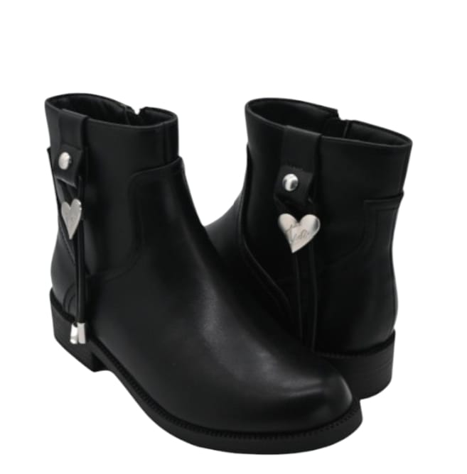 Tronchetto Braccialini tua nero in pelle con charm a cuore  -  SculcoScarpe