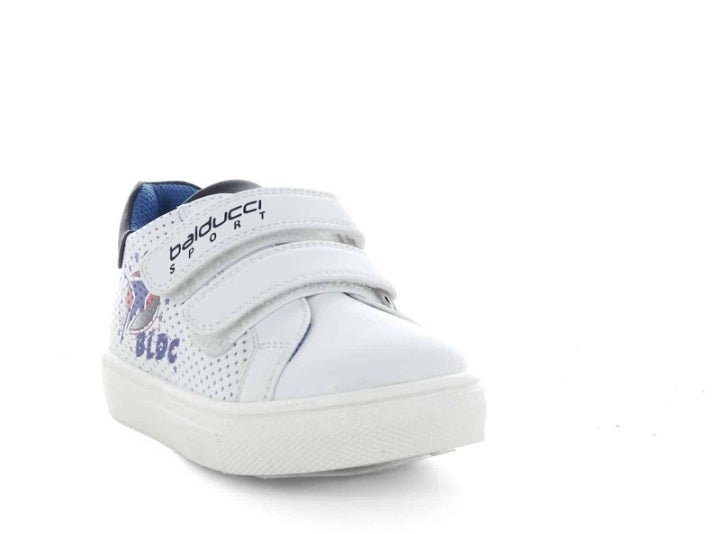 Balducci Sneakers Bambino in Pelle Bianca con Strappo – Plantare in Pelle Balducci colore Bianco - SculcoScarpe