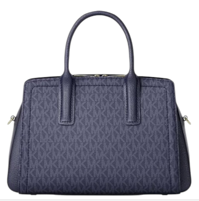 Borsa a Mano media Donna Michael Kors Laila Logo – Mini Handbag Elegante Michael kors colore Blu - SculcoScarpe