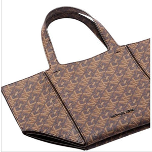Borsa Tote Piccola Donna Michael Kors Jordi Logo Empire – Shopping Bag Elegante Michael kors colore Marrone - SculcoScarpe