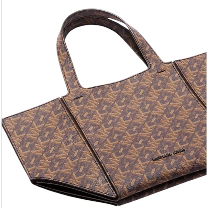 Borsa Tote Piccola Donna Michael Kors Jordi Logo Empire – Shopping Bag Elegante Michael kors colore Marrone - SculcoScarpe
