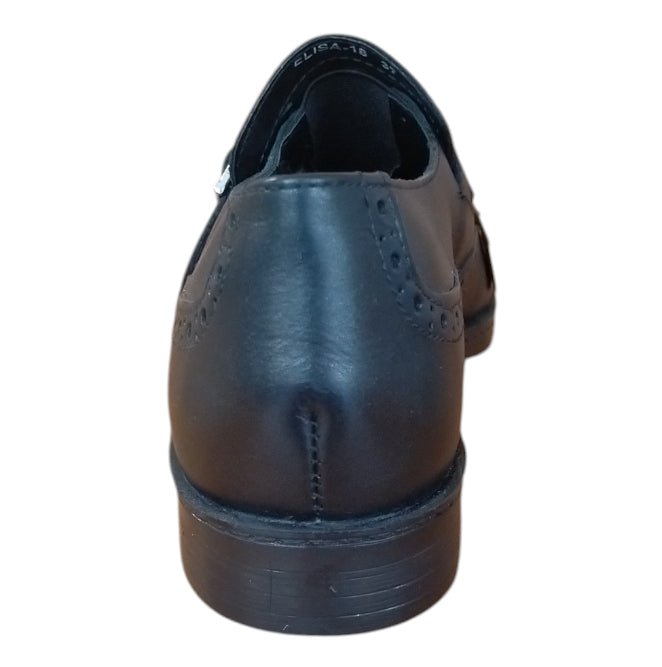 CRISTIN Scarpa Donna Made in Italy in Vera Pelle Nera – Mocassino Elegante con Fibbie CRISTIN colore Nero - SculcoScarpe