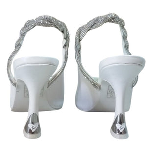 Décolleté Donna Braccialini Tua BA17 Calf White – Scarpe Eleganti Bianche con Tacco e Cinturino Gioiello Braccialini colore Bianco - SculcoScarpe