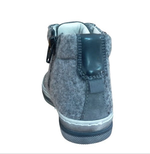 Melania Sneakers Bambina Alte Grigio con Zip – Scarpe Casual Bambina Melania colore Grigio - SculcoScarpe
