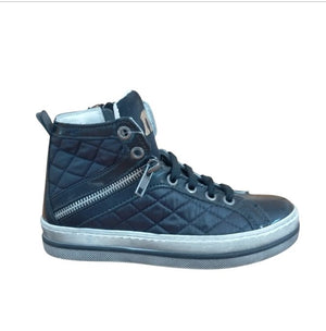 Melania Sneakers Bambina Alte Nere Trapuntate con Zip – Scarpe Casual Bambina Melania colore Nero - SculcoScarpe