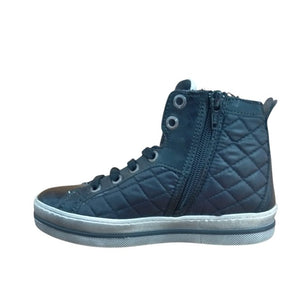 Melania Sneakers Bambina Alte Nere Trapuntate con Zip – Scarpe Casual Bambina Melania colore Nero - SculcoScarpe