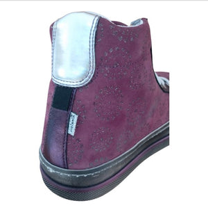 Melania Sneakers Bambina Alte Viola con Zip – Scarpe Casual Bambina Melania colore Prugna - SculcoScarpe