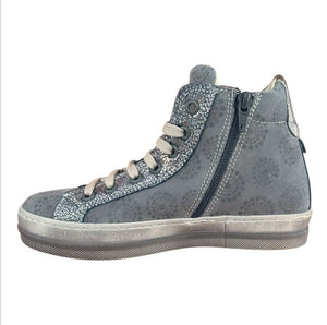 Melania Sneakers Bambina Beige Alte con Zip – Scarpe Casual Bambina Melania colore Beige - SculcoScarpe