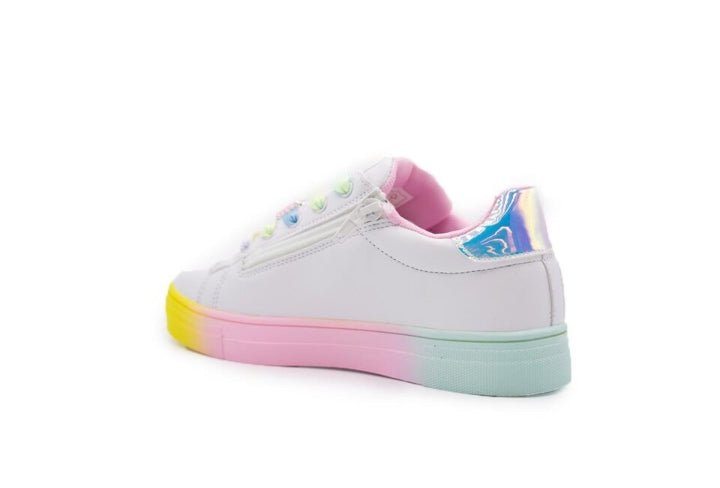 Melania Sneakers Bambina con Plantare in Memory Foam e Suola Multicolor Melania colore Bianco/colorate - SculcoScarpe