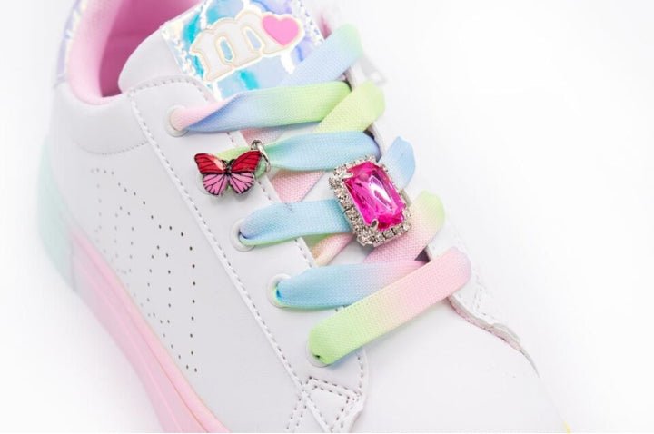 Melania Sneakers Bambina con Plantare in Memory Foam e Suola Multicolor Melania colore Bianco/colorate - SculcoScarpe
