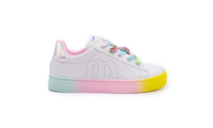 Melania Sneakers Bambina con Plantare in Memory Foam e Suola Multicolor Melania colore Bianco/colorate - SculcoScarpe