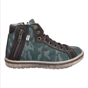 Melania Sneakers Bambino Camouflage con Zip – Scarpe Casual Bambino Melania colore Verde militare - SculcoScarpe