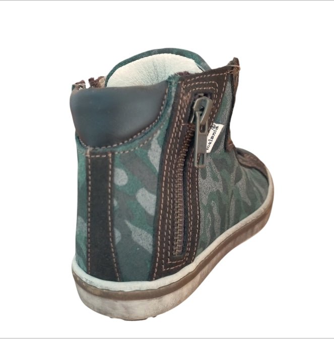 Melania Sneakers Bambino Camouflage con Zip – Scarpe Casual Bambino Melania colore Verde militare - SculcoScarpe