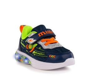 Melania Sneakers Bambino con Luci LED e Plantare in Memory Foam Melania colore Blu/fluo - SculcoScarpe