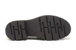 Mocassino Donna Cinzia Soft Verde Scuro in Pelle con Plantare in Pelle e Suola Carrarmato Mocassino colore Militare - SculcoScarpe