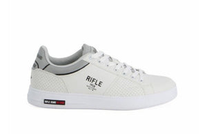 Rifle Sneakers Uomo Casual Bianche con Logo RIFJ Rifle colore Bianco - SculcoScarpe
