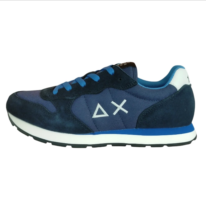 Sneakers Teenager SUN68 Boy’s Tom Solid Nylon 07 Navy Blue – Scarpe Sportive Blu Comode e Resistenti