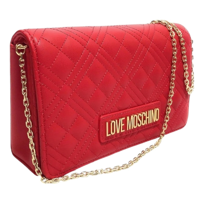 LOVE MOSCHINO Borsa Donna Rossa Trapuntata BS23MO87 JC4079 – Tracolla/Spalla in Ecopelle