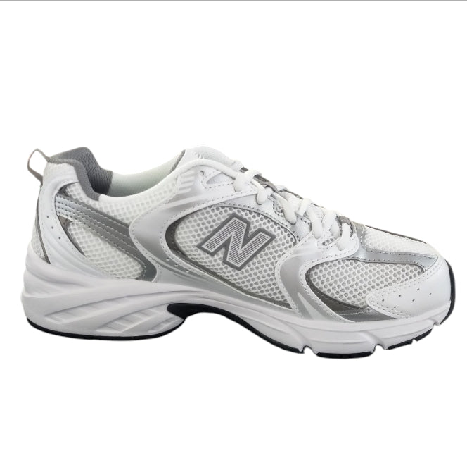 New Balance 530 Unisex White/Silver – Sneakers Sportive Comode e Retro Running