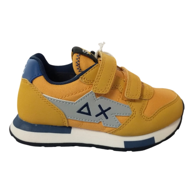 Sneakers Bambino SUN68 Boys Tom Giallo – Scarpe Sportive Leggere e Comode