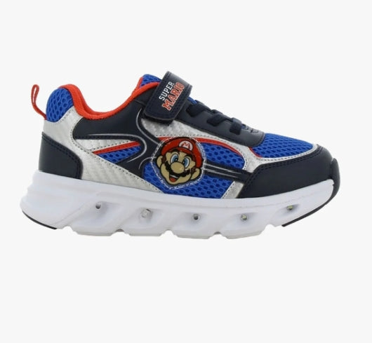 Super Mario Jongens Sneaker con Luce – Blu
