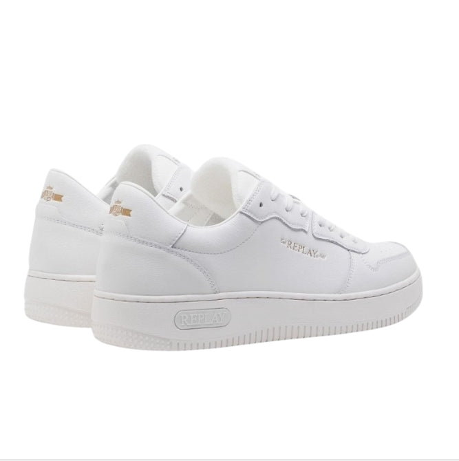 Sneakers Uomo Replay EPIC HIGH TOTAL 3 White – Scarpe Bianche Casual, Comode e Trendy