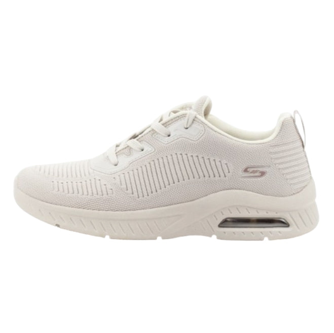 Sneakers Donna Skechers BOBS Squad Chaos Air Natural – Scarpe Beige Comode con Ammortizzazione Air
