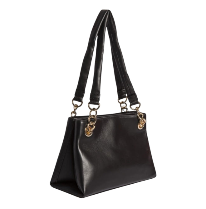 LOVE MOSCHINO Borsa Donna Nera JC41511IL1000A – Tracolla Elegante in Ecopelle