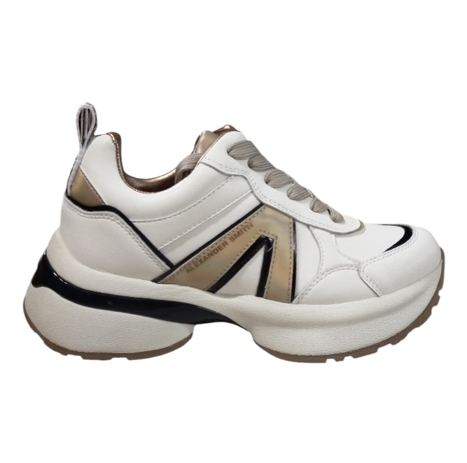 Sneakers Donna Alexander Smith Victoria White Platinum – Eleganti, Comode, Stile Minimal Chic