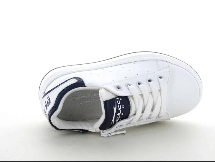 Balducci Sneakers Bambino Bianche con Dettagli Blu – Comode e Resistenti