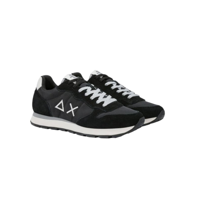 SUN68 Tom Uomo Nero – Sneakers in Nylon e Suede Casual, Comode e Versatili