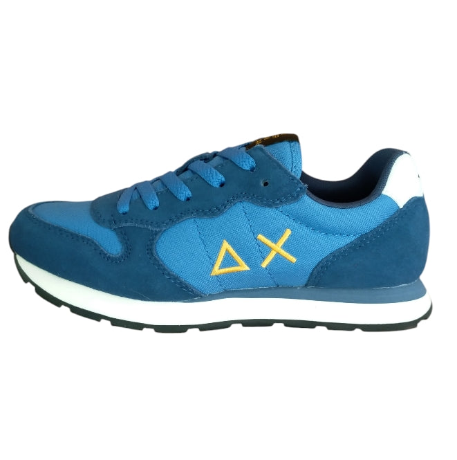 Sneakers Teenager SUN68 Boy’s Tom Solid Nylon 58 Royal – Scarpe Sportive Blu Comode e Resistenti