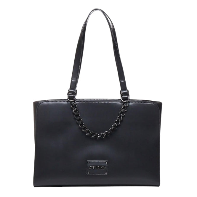 LOVE MOSCHINO Borsa a Tracolla con Catena Decorativa – Elegante Donna