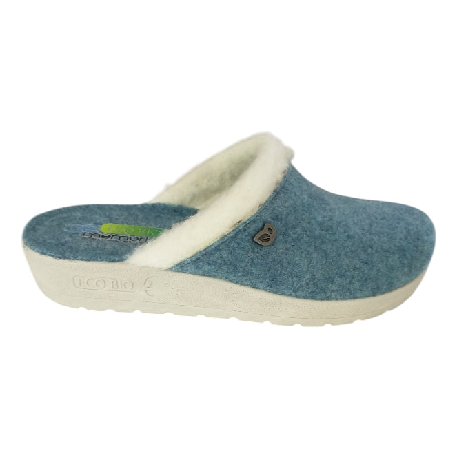 Ciabatta EcoBio in Feltro con Plantare in Memory Sanitaria – Comfort Naturale e Calore Quotidiano