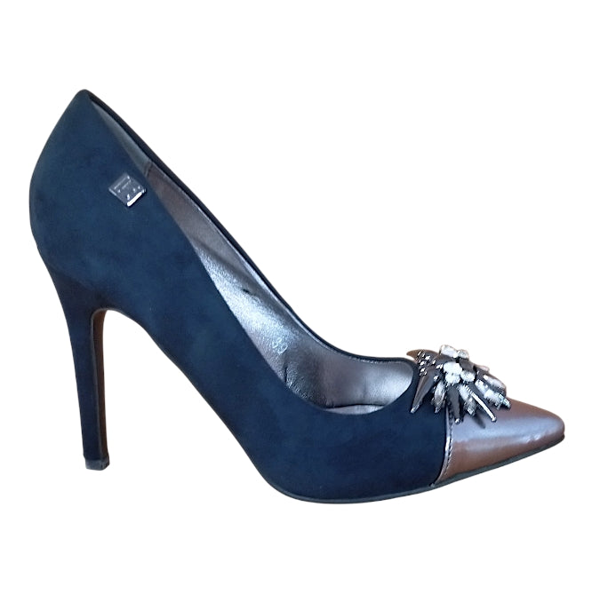 Laura Biagiotti Décolleté con Tacco Blu – Scarpe Eleganti Donna