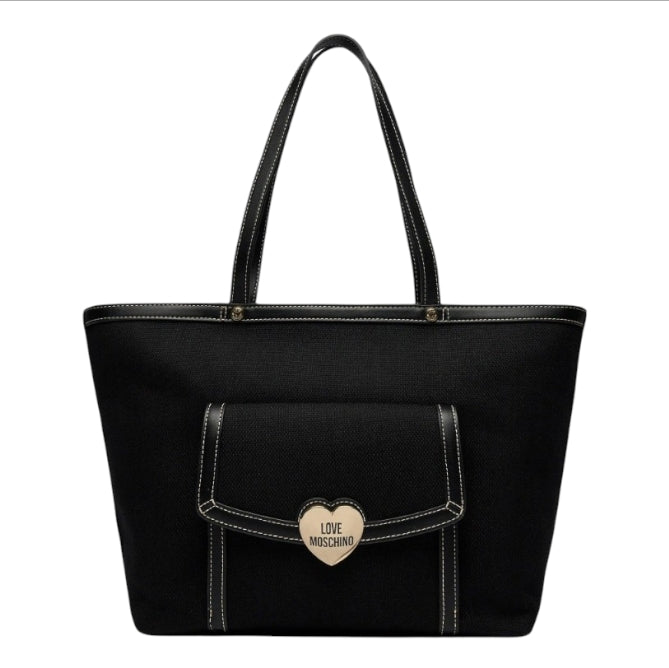 LOVE MOSCHINO Borsa Tote Nera Donna JC4044PP1ILH100A Shopper