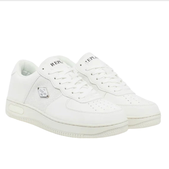 Sneakers Uomo Replay EPIC TAG White – Scarpe Bianche Casual, Comode e Stile Urban