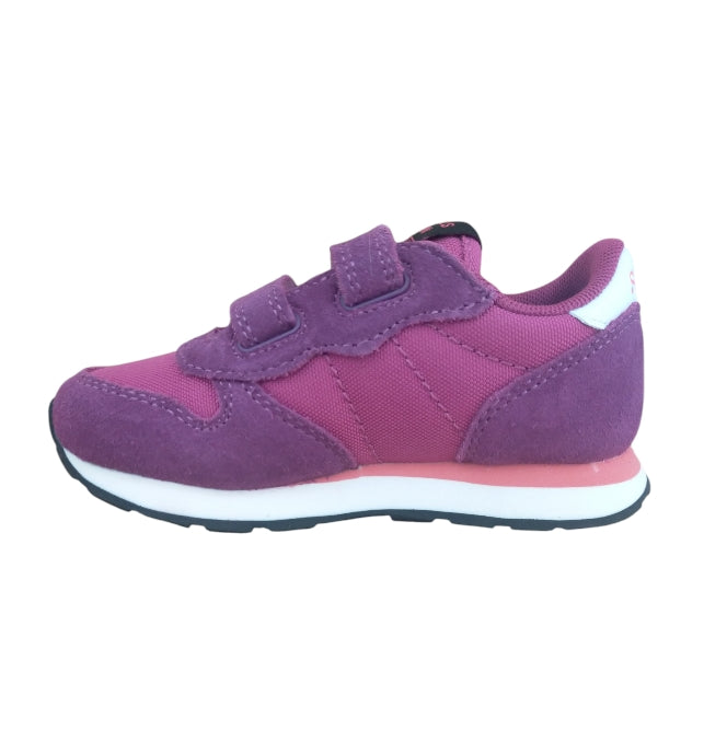 Sneakers Bambina SUN68 Ciclamino con Strappi – Scarpe Sportive Comode e Colorate