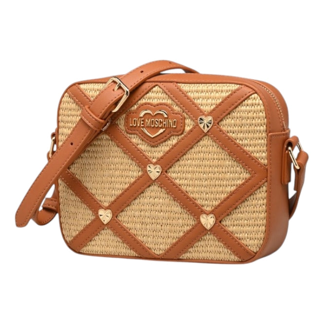 LOVE MOSCHINO Borsa a Tracolla Donna Marrone Summer Details JC4308PP0I