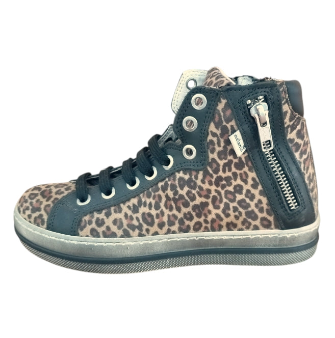 Melania Sneakers Bambina Leopardate con Zip – Scarpe Casual Bambina