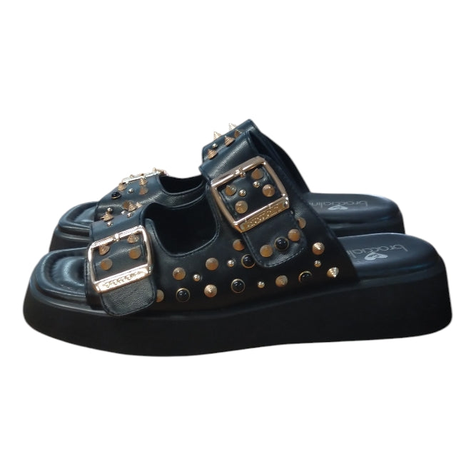Sandali Donna Braccialini Neri con Borchie – Scarpe Platform Urban Chic e Grintose