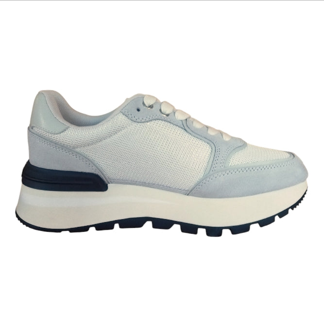 Sneakers Donna Liu Jo Platform in Tessuto Bianco e Suede – Stile Sporty Chic e Comfort