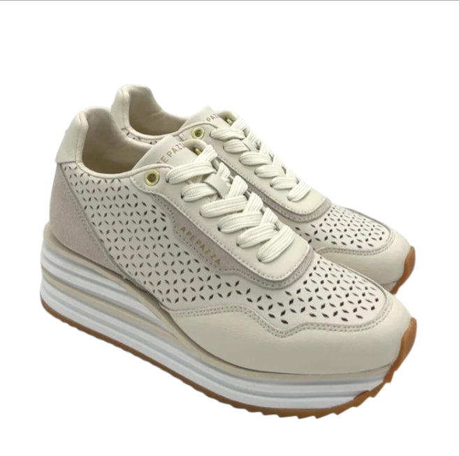 Sneakers Donna Ape Pazza Cream Linda – Stile Minimal Chic e Comfort