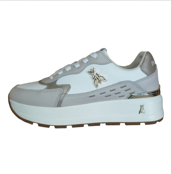 Sneakers Donna Patrizia Pepe PPJ917 Bianco Vitello – Scarpe in Pelle Eleganti, Comode e Fashion