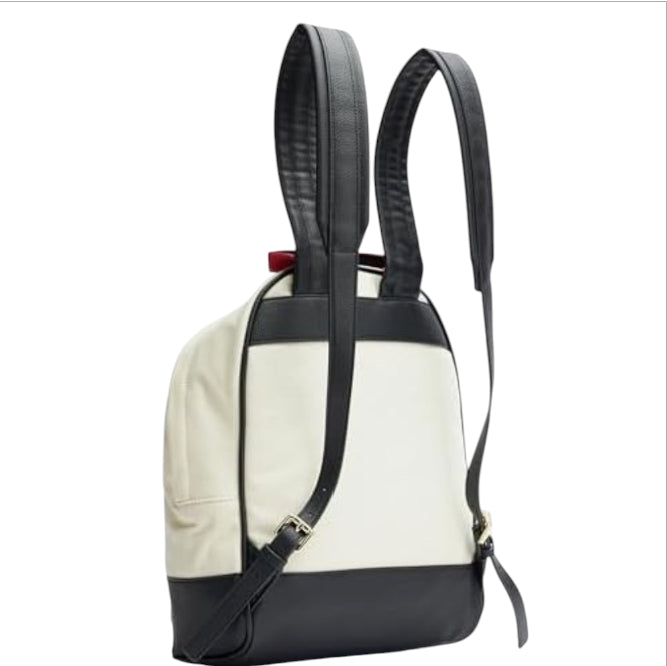 LOVE MOSCHINO Zaino Donna Bianco/Nero – Logo Frontale Maxi Lettering