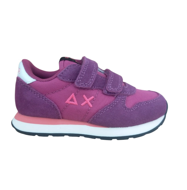 Sneakers Bambina SUN68 Ciclamino con Strappi – Scarpe Sportive Comode e Colorate