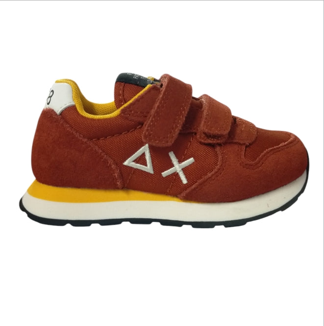 Sneakers Bambino SUN68 Boy’s Tom Solid Nylon 36 Rust – Scarpe Sportive Comode e Resistenti