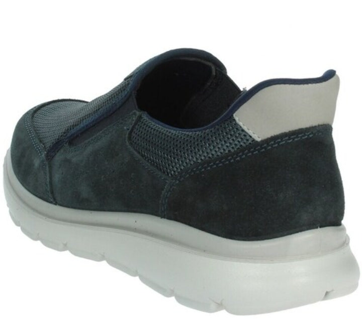 mocassini slip-on da uomo IMAC di colore blu