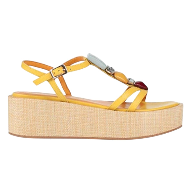 Sandalo Donna Apepazza Giallo con Platform – Elegante, Glamour e Stile Estivo