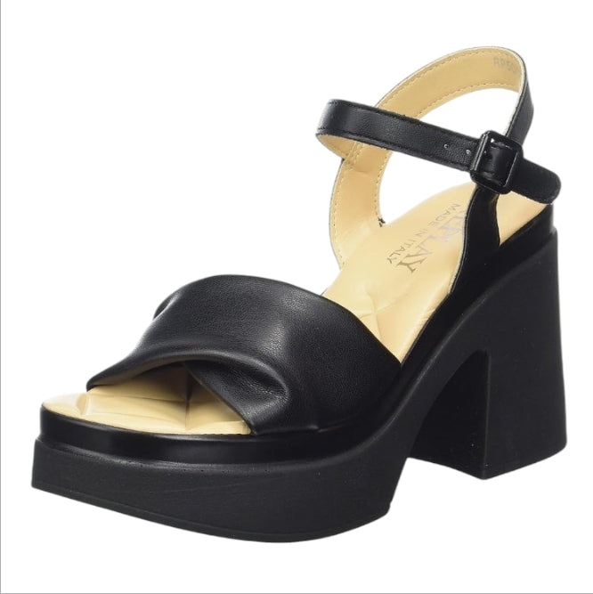 Replay Women’s Lybra Clean Sandal Nero – Sandalo Donna Casual Chic e Comodo